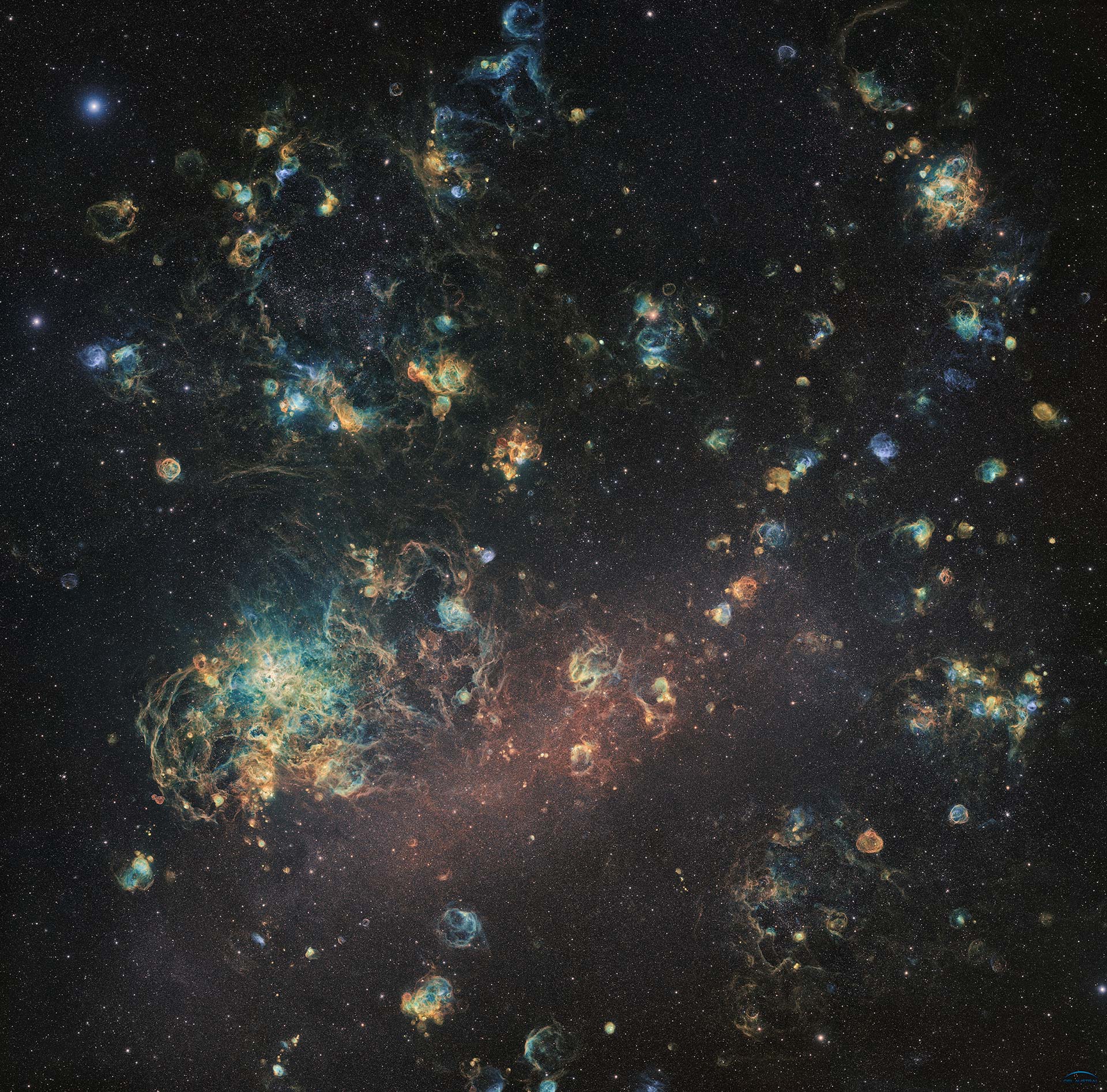 Фото: большое Магелланово Облако сфотографированное группой астрофотографов «Ciel Austral», 8 апреля 2019