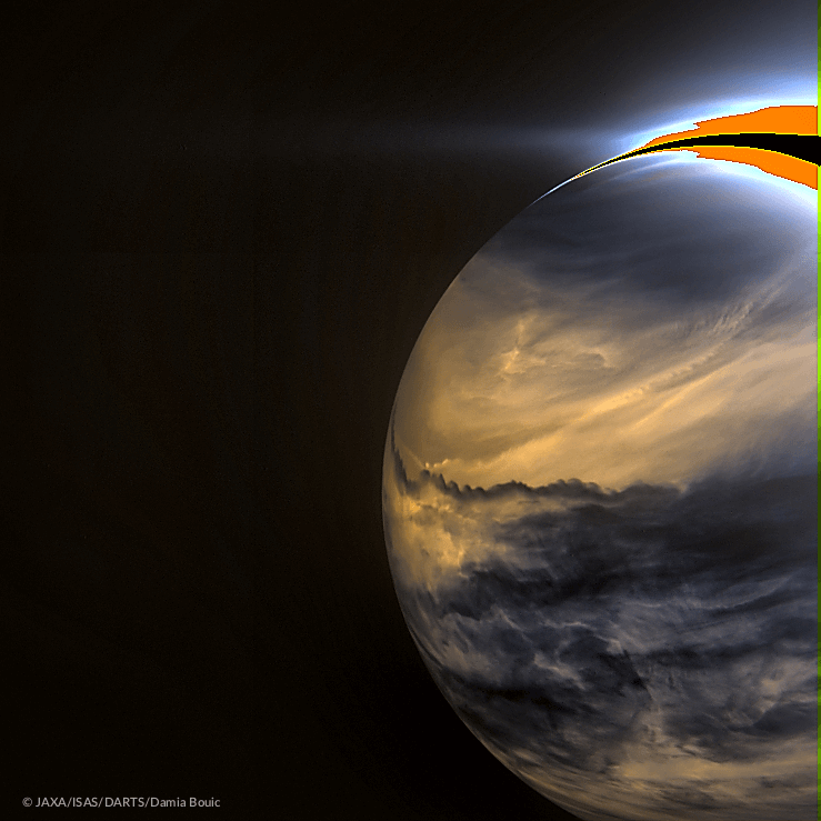 Планета Венера (Venus) фотография аппарата Акацуки